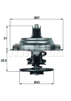 WILMINK GROUP Термостат, охлаждающая жидкость WG1104807